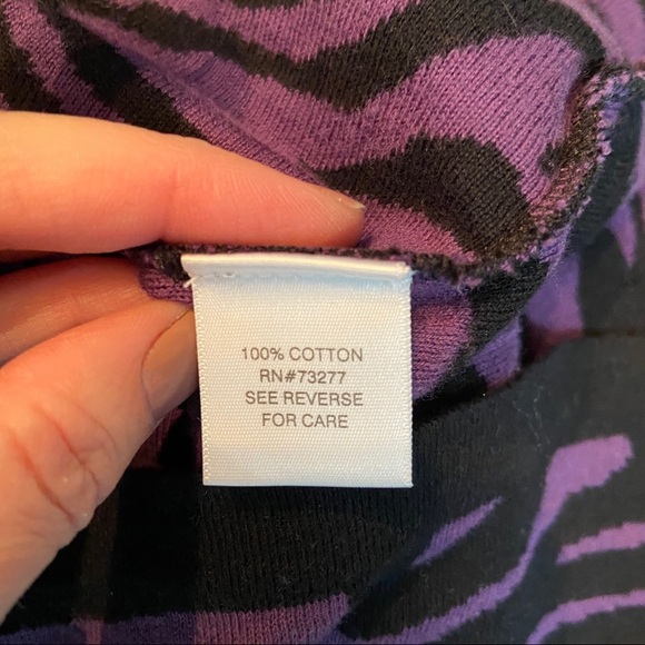 Dana Buchman  animal print sweater - Picture 5 of 6